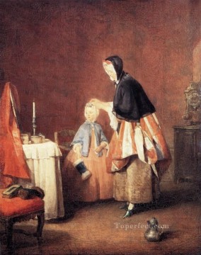 Jean Baptiste Simeon Chardin Painting - Toil Jean Baptiste Simeon Chardin